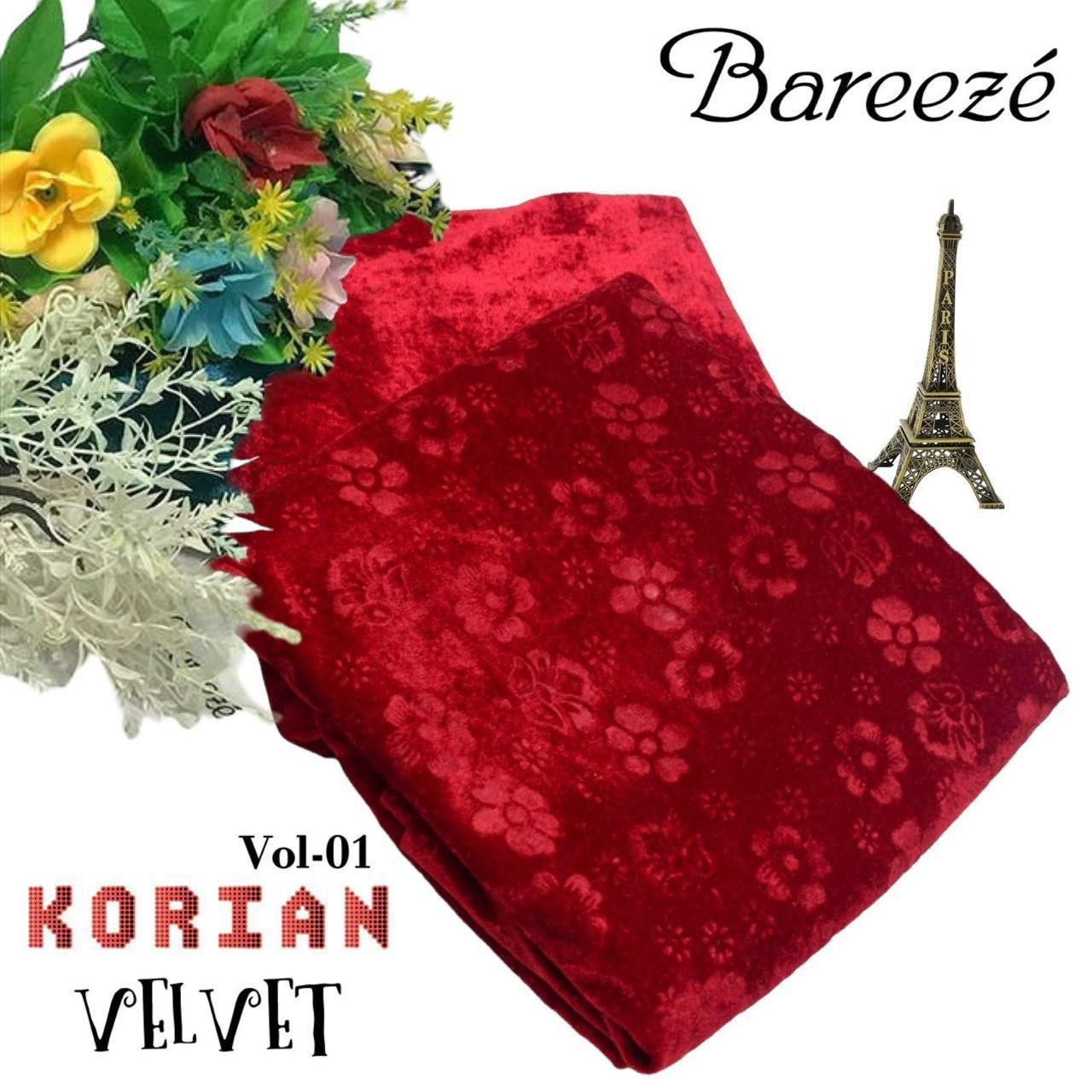 Korean Velvet 2Pc