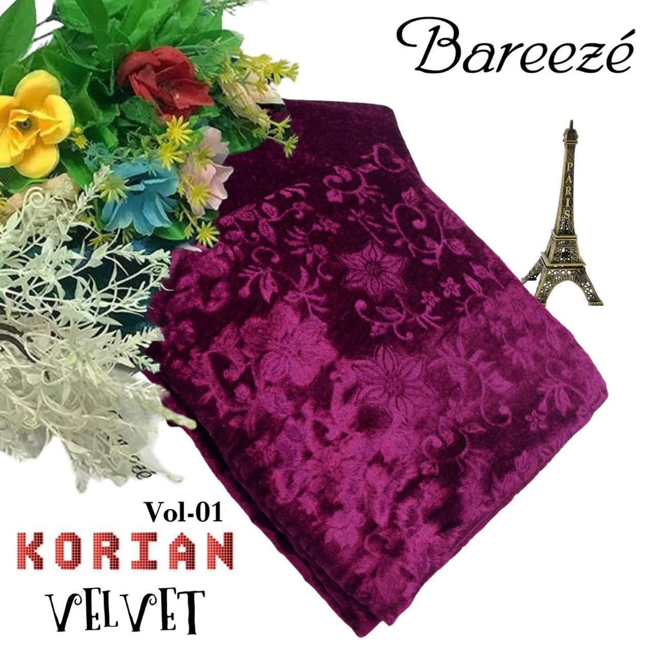 Korean Velvet 2Pc